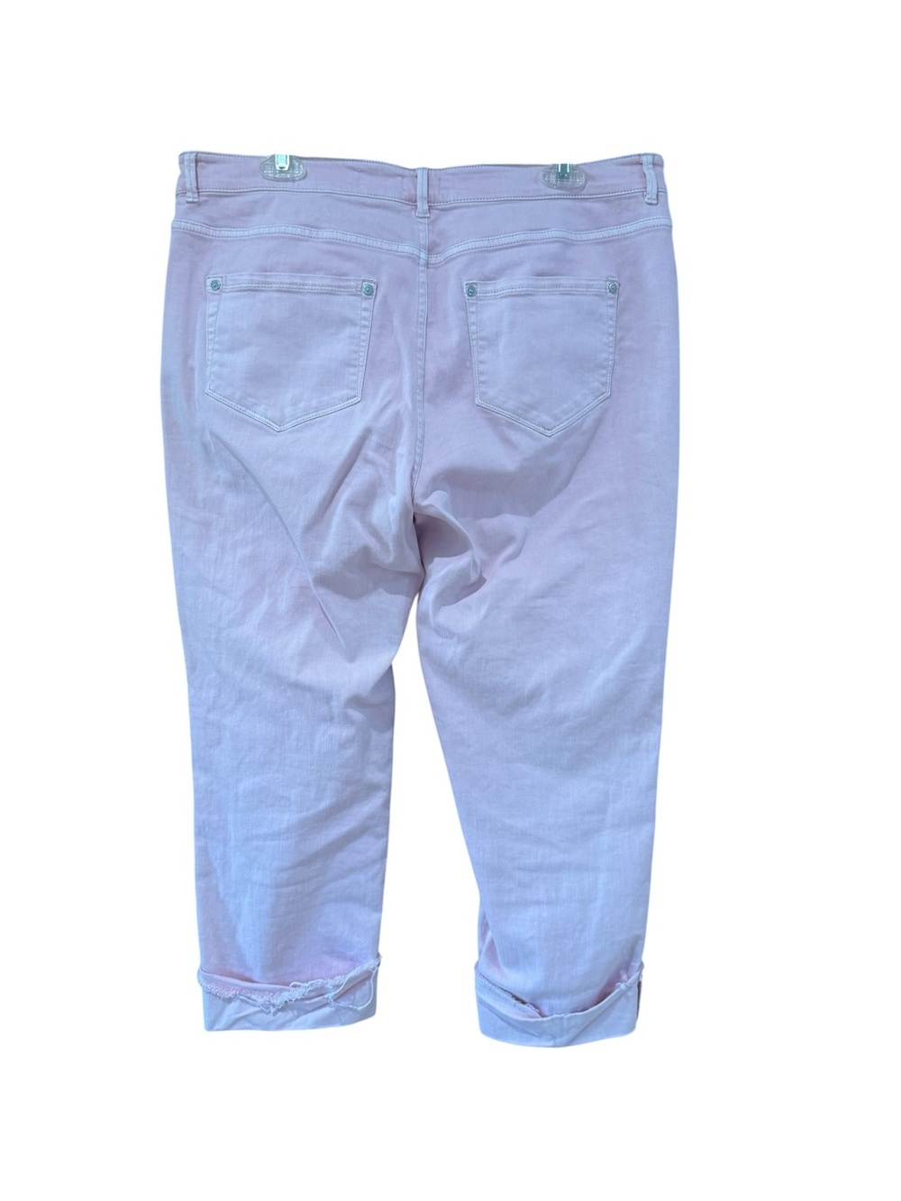 J. Jill Pink Cropped Denim Pants - Picture 2 of 4